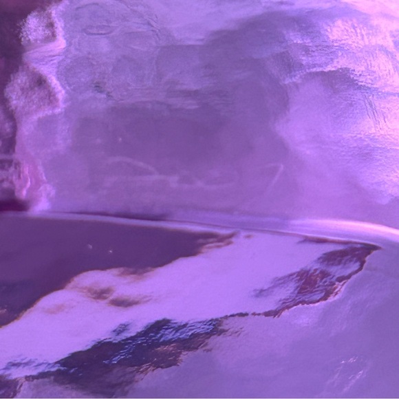 FIRE AND LIGHT RECYCLED GLASS PURPLE HEART PAPER WEIGHT SIGNED 2007 - Picture 10 of 11